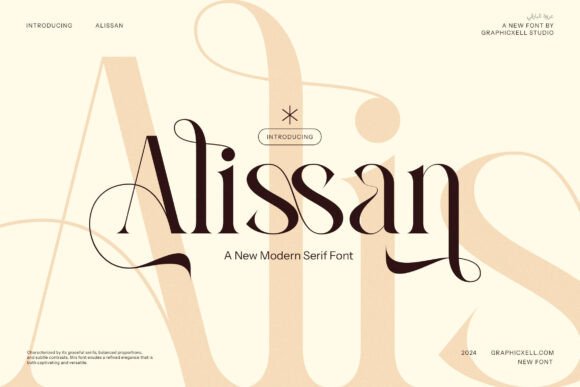 Alissan: The Serif Font That Elevates Your Brand’s Visual Story