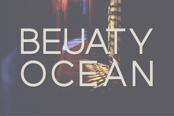 Beuaty Ocean: A Font That Elevates Your Brand