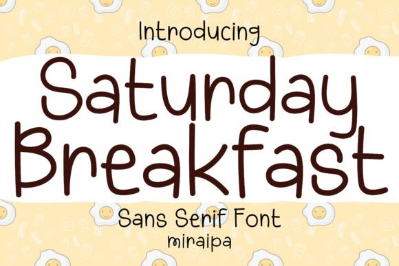Boost Your Brand with Saturday Breakfast Font