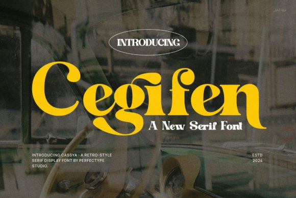 Cegifen: A Serif Font That Elevates Every Craft Project