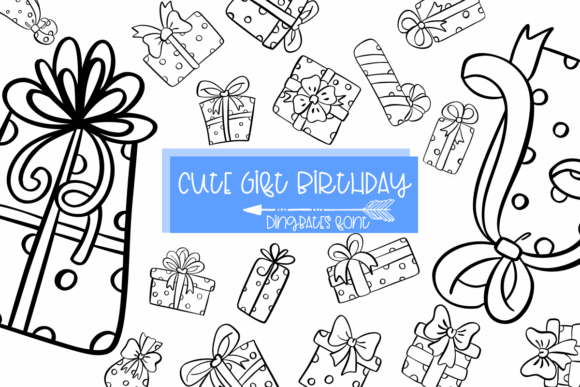 Cute Gift Birthday Font for Creative Marketers