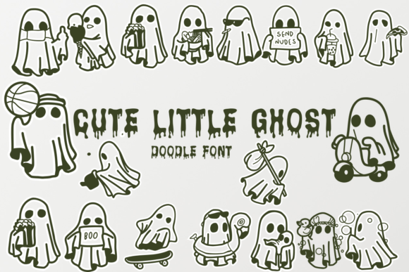 Cute Little Ghost: The Font That Adds Magic to Your Campaigns
