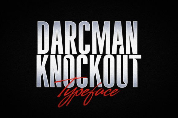 Darcman Knockout: A Bold Sans Serif for Digital Design