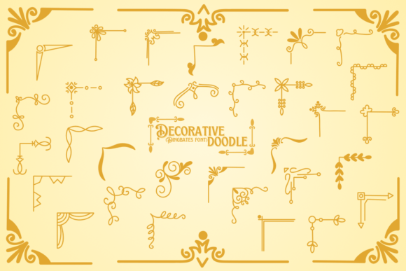 Decorative Doodle: A Font for Creative Campaigns and Brand Expression