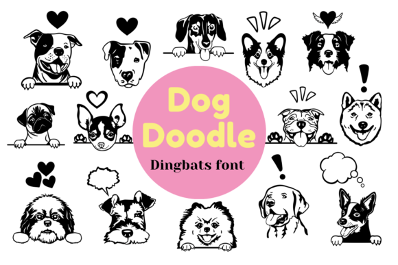Dog Doodle: A Canine-Inspired Font for Creative Branding