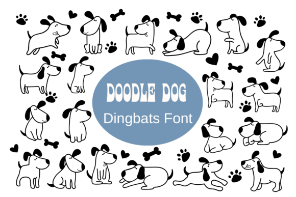 Doodle Dog: A Font for Crafters Who Love Charm