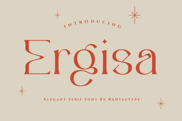 Ergisa: A Serif Font That Elevates Digital Branding