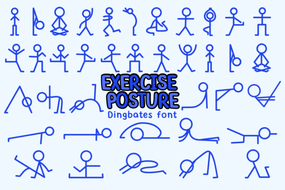 Exercise Posture: A Font That Adds Character to Every Project