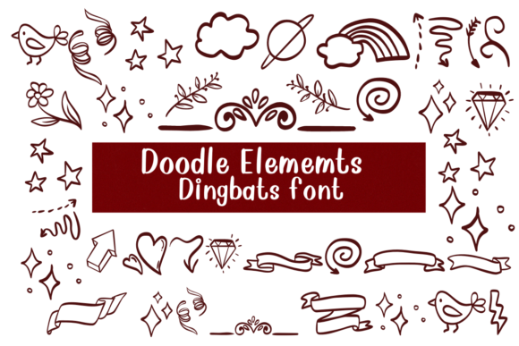 Font Choice That Speaks Volumes: Doodle Elements in Action