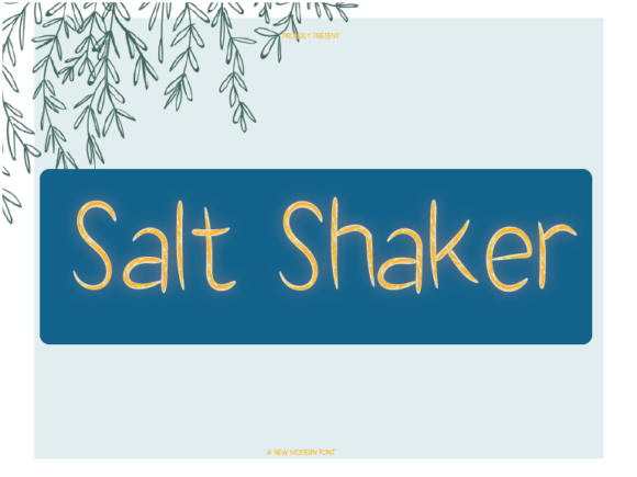 Font Review: Salt Shaker for Web Design