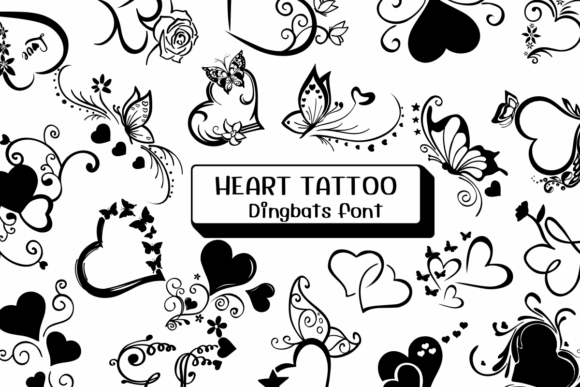 Heart Tattoo: A Font That Adds Heart to Your Brand