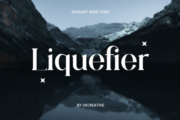 Liquefier: A Serif Font for Editorial Elegance