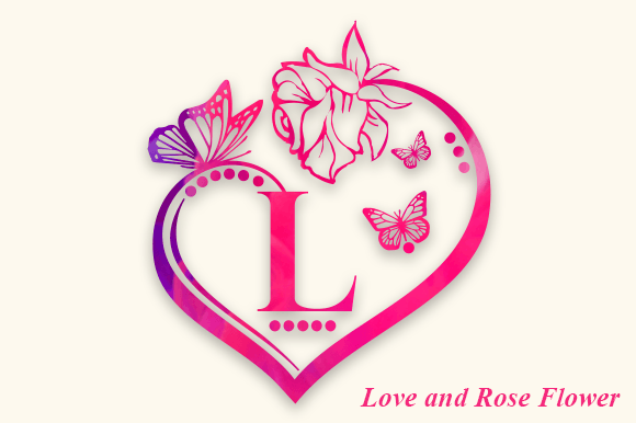 Love and Rose Flower: A Decorative Font for Web Design