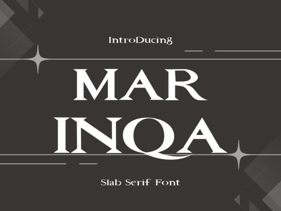 Marinqa: A Bold Slab Serif Font for Crafters and Designers