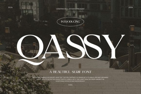 Qassy: A Serif Font That Elevates Digital Branding