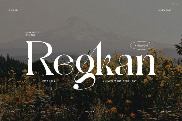 Regkan: A Serif Font for Editorial Elegance