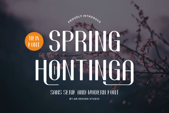 Spring Hontinga: A Bold Sans Serif for Impactful Digital Design