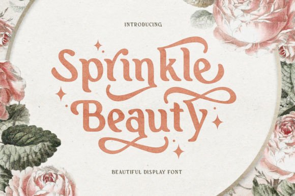 Sprinkle Beauty: A Serif Font for Campaign Creativity