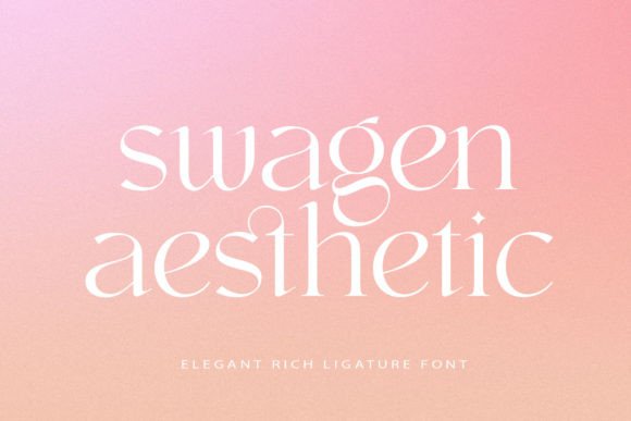 Swagen Aesthetic: A Serif Font That Elevates Editorial Design