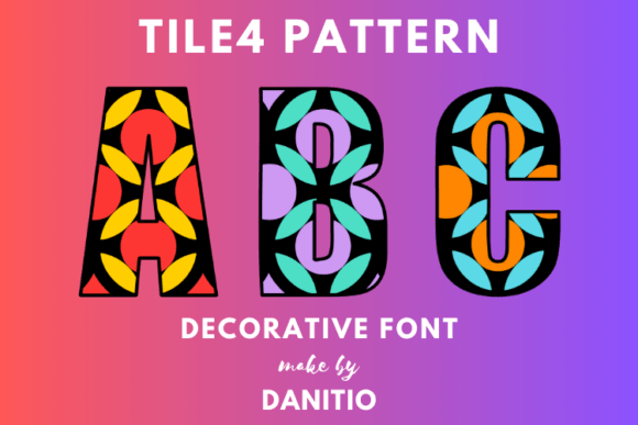 Tile4 Pattern: A Font That Adds Rhythm to Your Design
