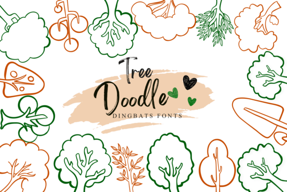Tree Doodle: A Font That Brings Nature Into Your Brand